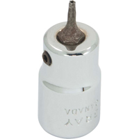 Bit Socket, Torx&reg;, T7 x 2-1/8" L, 3/8" Drive Ontario Packaging