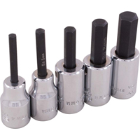 Jeu de douilles &agrave; t&ecirc;te hexagonale, Hexagonale, Prise 3/8", 5 mrcx Ontario Packaging