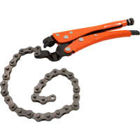 Locking Chain Clamp Pliers, 10" Length, Omnium Grip Ontario Packaging