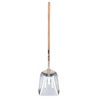 Scoop Shovel, Wood, Aluminum Blade, Straight Handle, 45-3/4" Length TYX063 | Ontario Packaging