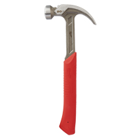 Curved Claw Smooth-Face Hammer, 20 oz., Solid Steel Handle, 14" L TYX945 | Ontario Packaging