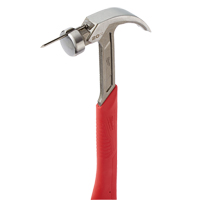 Curved Claw Smooth-Face Hammer, 20 oz., Solid Steel Handle, 14" L TYX945 | Ontario Packaging