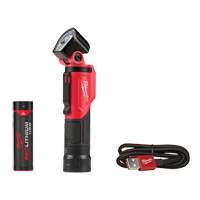 USB Pivoting Flashlight, LED, 500 Lumens, Rechargeable Batteries Ontario Packaging