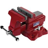 Utility HD Bench Vise, 6-1/2" Jaw Width, 4-1/4" Throat Depth Ontario Packaging