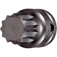 Embout &agrave; ins&eacute;rer, Triple carr&eacute;, 5 x 3/4" lo, Prise 1/4" Ontario Packaging