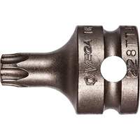 Embout &agrave; ins&eacute;rer, Torx inviolable, 25 x 1" lo, Prise 3/8" Ontario Packaging