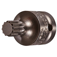 Socket Bit, Triple Square, 6 x 1-1/2" L, 1/2" Drive Ontario Packaging