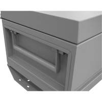 Jobsite Storage Box, 32" x 19" x 17-13/16", Steel, Grey UAI844 | Ontario Packaging