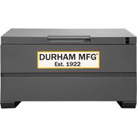 Boîte de rangement pour le chantier, 48" x 24" x 27-13/16", Acier, Gris Ontario Packaging