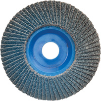 BlueFire R884P Coarse Grit Flap Disc, 5" x 7/8", Type 27, 60 Grit, Zirconia Alumina Ontario Packaging