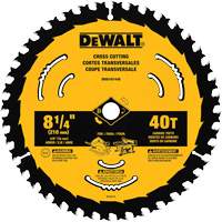 Circular Saw Blade, 8-1/4", 40 Teeth, Wood Use UAJ626 | Ontario Packaging