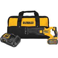 FlexVolt&reg; Max Brushless Reciprocating Saw Kit, 60 V, Lithium-Ion Battery, 0-3000 SPM Ontario Packaging