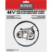 Band Saw Blade, Bi-Metal, 44-7/8" L x 1/2" W x 0.02" Thick, 10-14 TPI Ontario Packaging