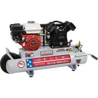 Wheelbarrow Air Compressor, Gas, 10 Gal. (12 US Gal), 150 PSI UAK413 | Ontario Packaging