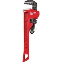 Pipe Wrench, 1" Jaw Capacity, 8" Long, Powder Coated Finish Ontario Packaging