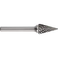 Drillco&reg; Magnum Double Cut Solid Carbide Burr, SM-3, 1/4" Dia., 1/4" Shank, 1" Depth of Cut Ontario Packaging