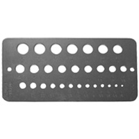 Drillco&reg; Fractional Sizes Drill Gauge Ontario Packaging