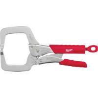 Torque Lock™ Locking Pliers with Regular Jaws & Grip, 11" Length, C-Clamp UAU135 | Ontario Packaging