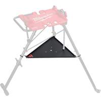 Tablette inf&eacute;rieure pour tr&eacute;pied de nivellement de 6 po avec &eacute;tau &agrave; chaîne Ontario Packaging