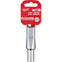 Douille SAE avec c&ocirc;t&eacute;s Four Flats, 3/8", Prise 1/2", 6 pans, Profond Ontario Packaging