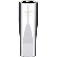 Douille m&eacute;trique avec c&ocirc;t&eacute;s Four Flats, 20 mm, Prise 1/2", 6 pans, Profond Ontario Packaging