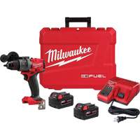 M18 Fuel Drill/Driver Kit, Lithium-Ion, 18 V, 1/2" Chuck, 1400 in-lbs Torque Ontario Packaging