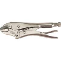 Locking Pliers with Wire Cutter, 7" Length, Curved Jaw UAV665 | Ontario Packaging
