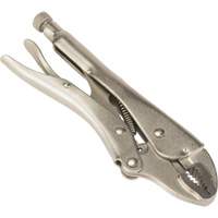 Locking Pliers with Wire Cutter, 7" Length, Curved Jaw UAV665 | Ontario Packaging