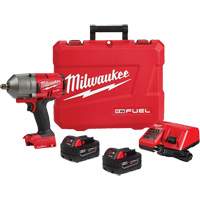 Ensemble de cl&eacute; &agrave; chocs &agrave; couple &eacute;lev&eacute; M18 Fuel avec One-Key &agrave; d&eacute;tente &agrave; broche, 18 V, Mandrin 1/2" Ontario Packaging