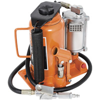 Super Heavy-Duty Bottle Jack, 20 Ton(s), Air Hydraulic, 20" Raised Height Ontario Packaging