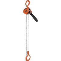 VLP Series Lever Puller, 5' Lift, 500 lbs. (0.25 tons) Capacity, Galvanized Steel Chain UAV895 | Ontario Packaging
