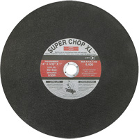 A30R Super Chop Stud-Cutting Cut-Off Wheel, 14" x 3/32", 1" Arbor, Type 1, 4400 RPM Ontario Packaging