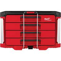 PackOut 4-Drawer Tool Box, 16-3/10" x 22-1/5" x 14-3/10", Red Ontario Packaging