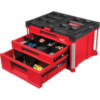 PackOut™ 3-Drawer Tool Box, 22-1/5" W x 14-3/10" H, Red UAW032 | Ontario Packaging