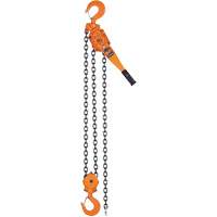 KLP Series Lever Chain Hoists, 5' Lift, 12000 lbs. (6 tons) Capacity, Steel Chain UAW101 | Ontario Packaging