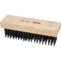 6SB Hand Scratch Brushes, Carbon Steel, 6 x 19 Wire Rows, 7-1/4" Long Ontario Packaging