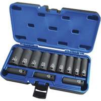 PS1238D Sockets - Sets, 12 Pcs, Impact, 3/8" Drive Size, Deep Ontario Packaging