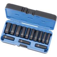 PS1338DM Sockets - Sets, 13 Pcs, Impact, 3/8" Drive Size, Deep Ontario Packaging