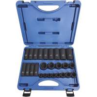 PS2612SD Socket Sets - Regular, 26 Pcs, Impact, 1/2" Drive Size Ontario Packaging