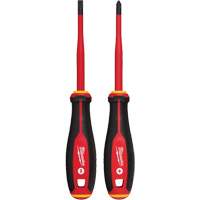 Insulated Slim Tip Screwdriver Set, 2 Pcs., Magnetic UAX180 | Ontario Packaging