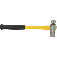 Ball Pein Hammer, 24 oz. Head Weight, Plain Face, Fibreglass Handle UAX250 | Ontario Packaging