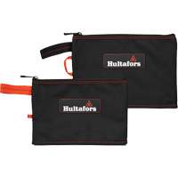 Multi-Purpose Zippered Bag, Ballistic Polyester, Black/Orange UAX335 | Ontario Packaging