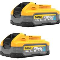 2 batteries POWERSTACK<sup>MC</sup>, Lithium-ion, 20 V, 5 Ah UAX424 | Ontario Packaging