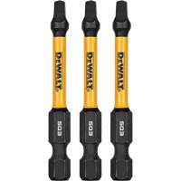 3-Piece FLEXTORQ&reg; Impact Screwdriving Bits, Square, #3, 1/4" Drive Ontario Packaging
