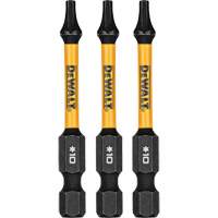 3-Piece FLEXTORQ&reg; Impact Screwdriving Bits, Torx, T-10, 1/4" Drive Ontario Packaging