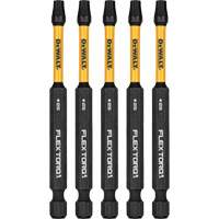 5-Piece FLEXTORQ&reg; Impact Screwdriving Bits, Torx, T-25, 1/4" Drive Ontario Packaging