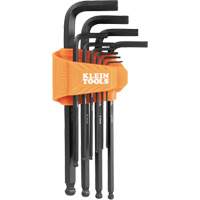 L-Style Long Ball-End Hex Key Set, 10 Pcs., Metric Ontario Packaging