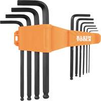 L-Style Long Ball-End Hex Key Set, 10 Pcs., Metric Ontario Packaging