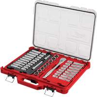 47-Piece Ratchet & Socket Set with PACKOUT™ Low-Profile Organizer, 1/2" Drive Size UAX561 | Ontario Packaging