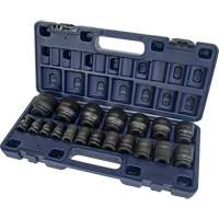 Jeu de douilles SAE, 19 Mcx, Chocs, Prise de 1/2" Ontario Packaging